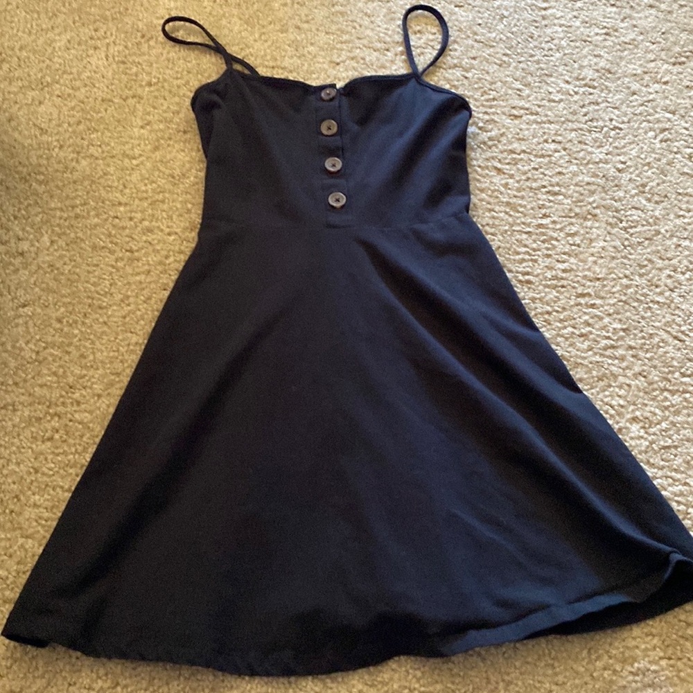 Black skater dress